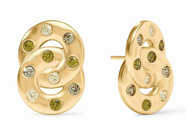 Rainbow Infinity Earring | Shades of Jade