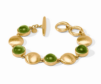 Solara Stone Bracelet | Iridescent Palmetto Green