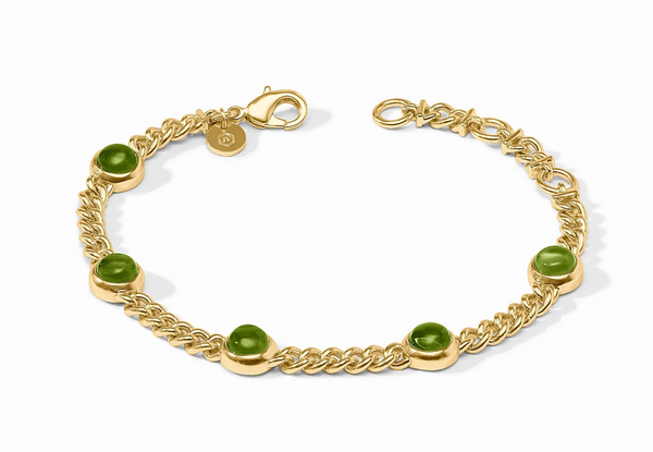 Dolce Delicate Bracelet | Iridescent Palmetto Green