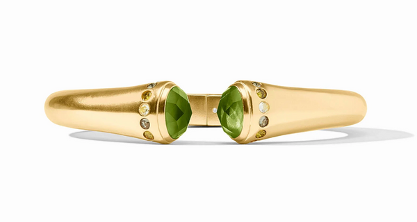 Rainbow Demi Cuff | Iridescent Palmetto Green