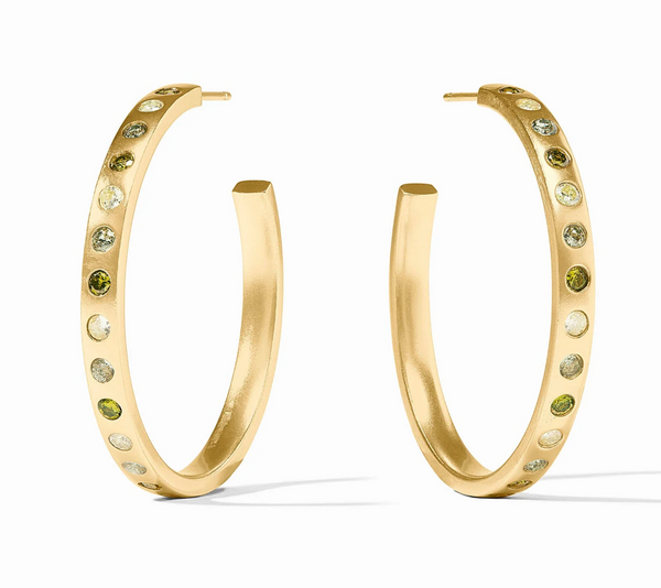 Rainbow Hoop Large | Shades of Jade