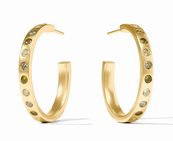 Rainbow Hoop Medium | Shades of Jade