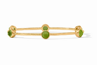 Milano Luxe Bangle Medium | Iridescent Palmetto Green