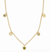 Rainbow Delicate Charm Necklace | Shades of Jade