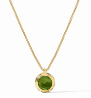 Rainbow Delicate Necklace | Iridescent Palmetto Green