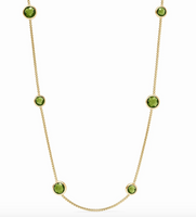 Rainbow Station Necklace | Palmetto Green