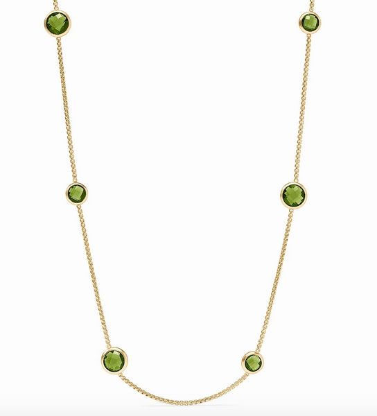 Rainbow Station Necklace | Palmetto Green