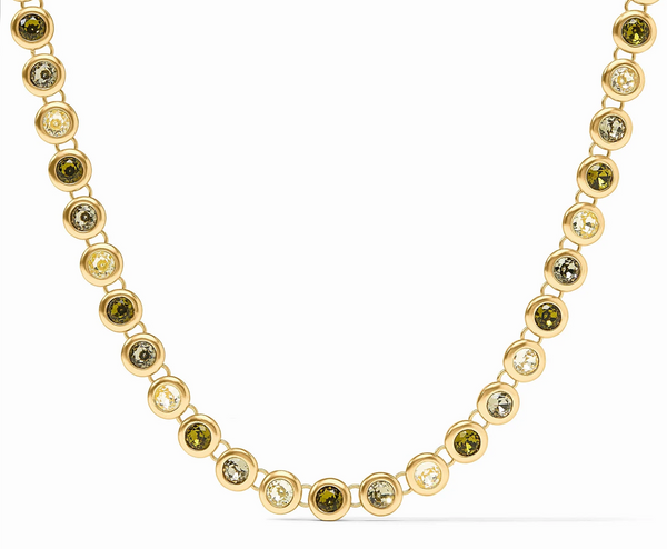 Rainbow Tennis Necklace | Shades of Jade