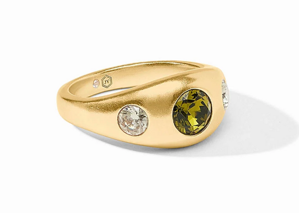 Rainbow Signet Ring Size 7 | Shades of Jade