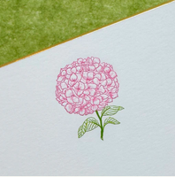 Hydrangea Note Cards | Pink