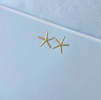 Double Starfish Note Cards