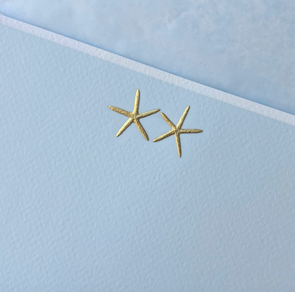 Double Starfish Note Cards