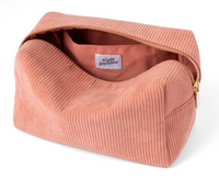 Corduroy Cosmetic Bag | Peony