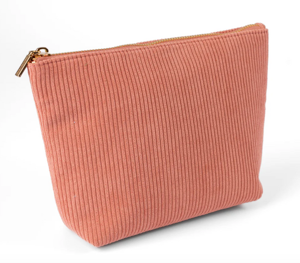 Corduroy Carry-All Pouch | Peony