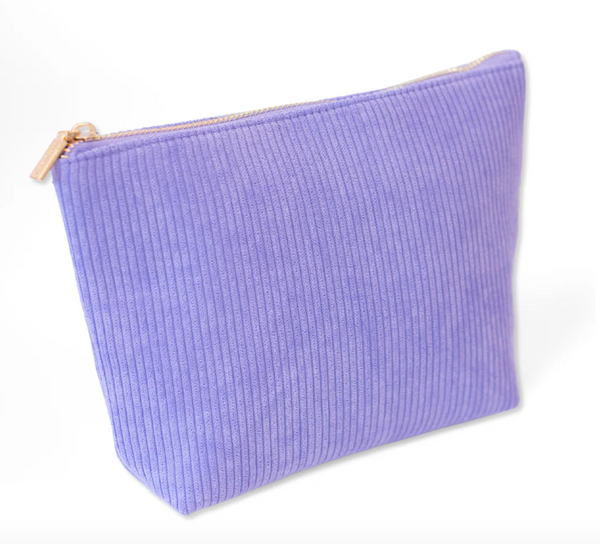 Corduroy Carry-All Pouch | Periwinkle