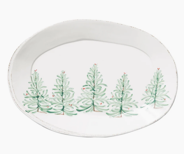 Lastra Holiday Oval Platter