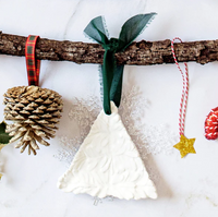 Lastra Holiday Figural Ornament | White