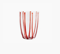 Nuovo Stripe Tall Tumbler | Red
