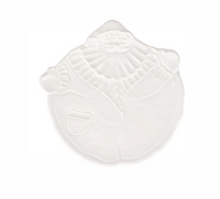 Pietra Natale Figural Santa Salad Plate