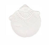Pietra Natale Figural Santa Salad Plate