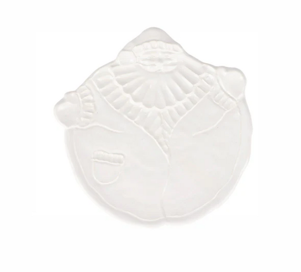 Pietra Natale Figural Santa Salad Plate