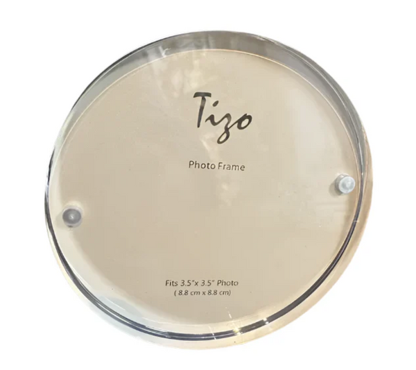 Lucite Frame Round