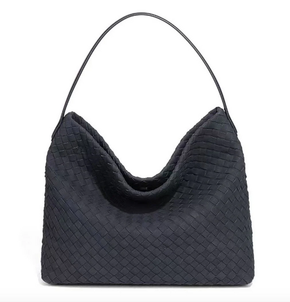 Woven Marin Bag | Black