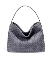 Woven Marin Bag | Grey Denim