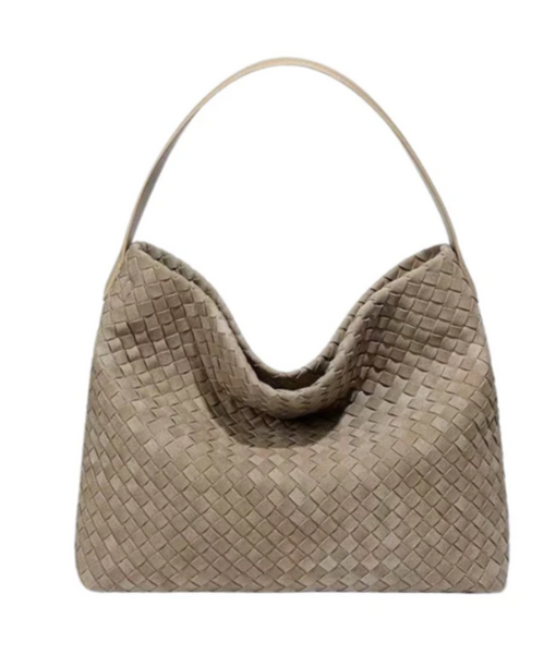 Woven Marin Bag | Taupe