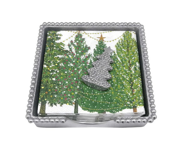 Dotty Tree Beaded Napkin Box