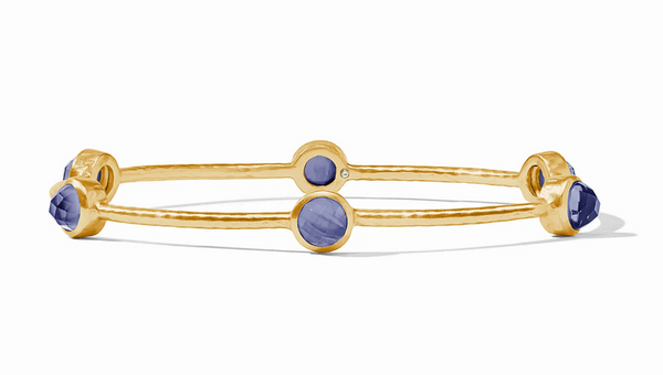 Milano Luxe Small Bangle | iridescent Tanzanite Blue