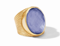Verona Statement Ring Iridescent Tanzanite Blue | Size 7