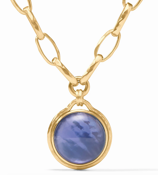 Solara Statement Necklace | Iridescent Tanzanite Blue