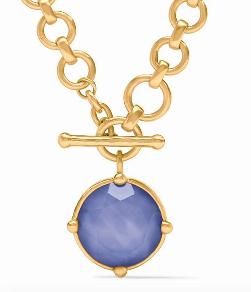 Honeybee Demi Necklace | Iridescent Tanzanite Blue