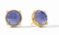 Honey Stud | Iridescent Tanzanite Blue