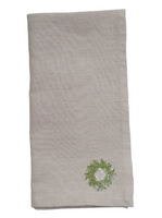 Mini Wreath Napkin | Soft Flax