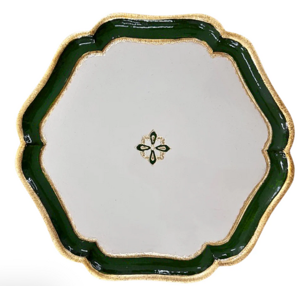Florentino Large Baroque Tray | Green
