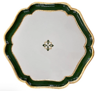 Florentino Medium Baroque Charger | Green
