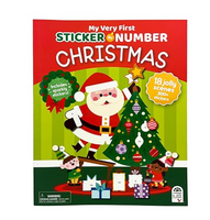 My Very First Sticker by Number Christmas