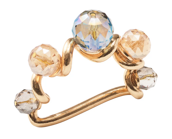 Borealis Napkin Ring | Iridescent/Champagne