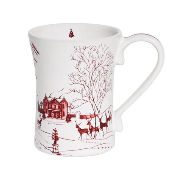 Country Estate Winter Frolic Mug | Ruby