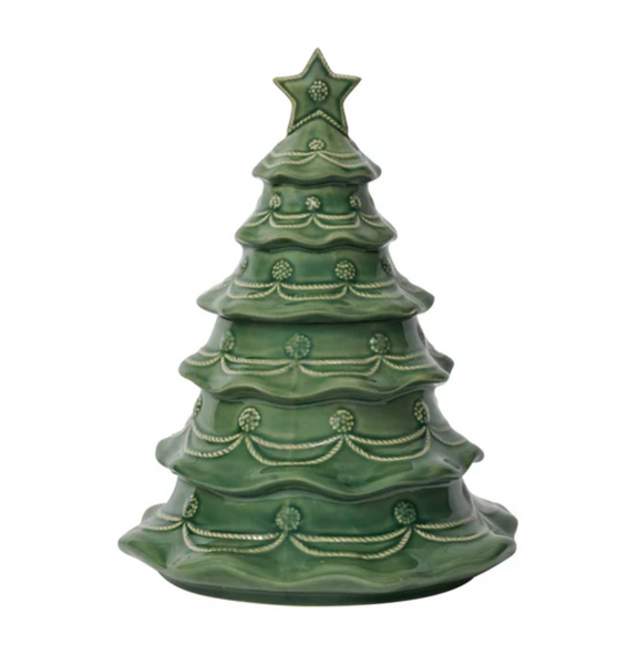 Berry & Thread Christmas Tree Cookie Jar | Basil
