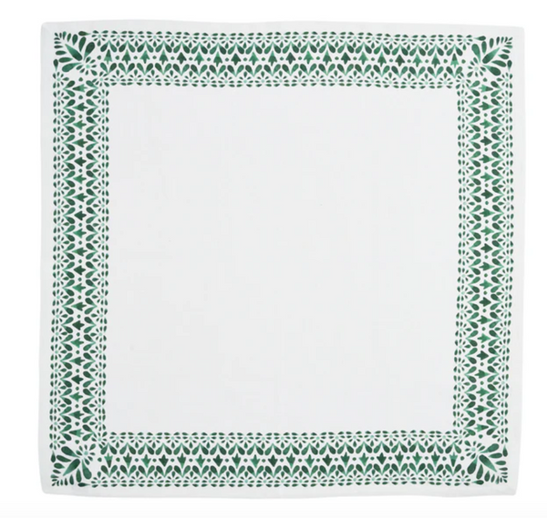 Iberian Border Napkin Napkin | Evergreen