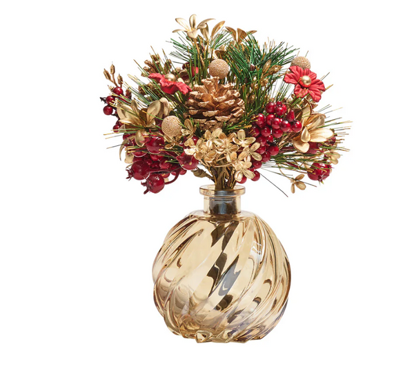 Christmas Cheer Floral Bouquet | 9"