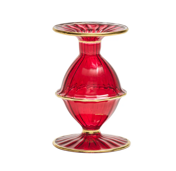 Blossom Candle Holder | Ruby