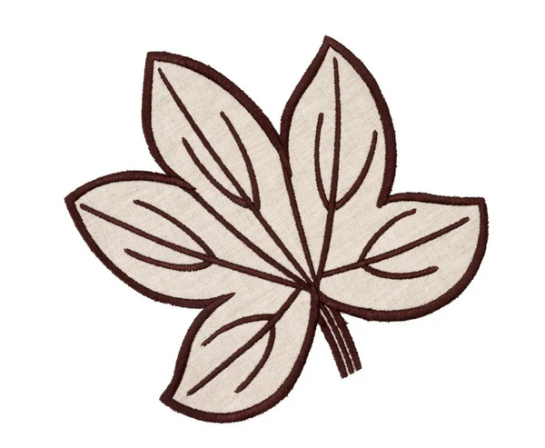 Harvest Leaf Linen Coasters Set 4 | Twig