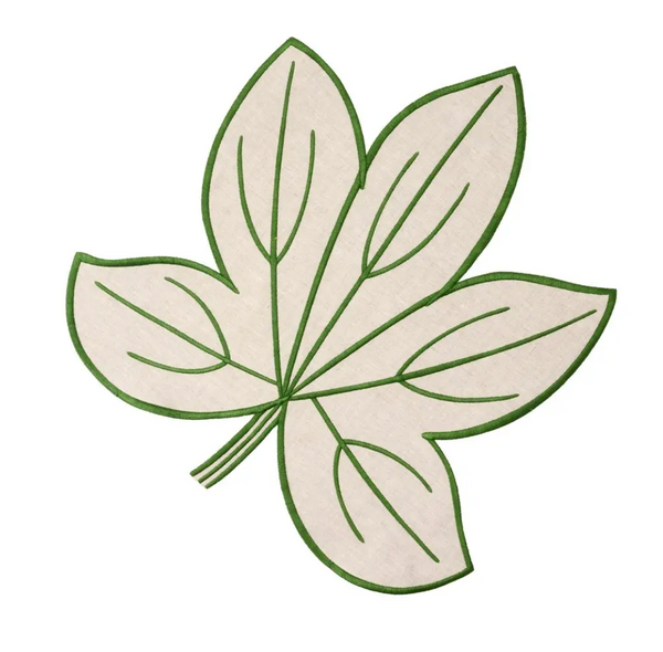 Harvest Leaf Linen Placemat | Forest