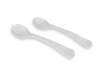 Vida Havana Large Salad Servers | White