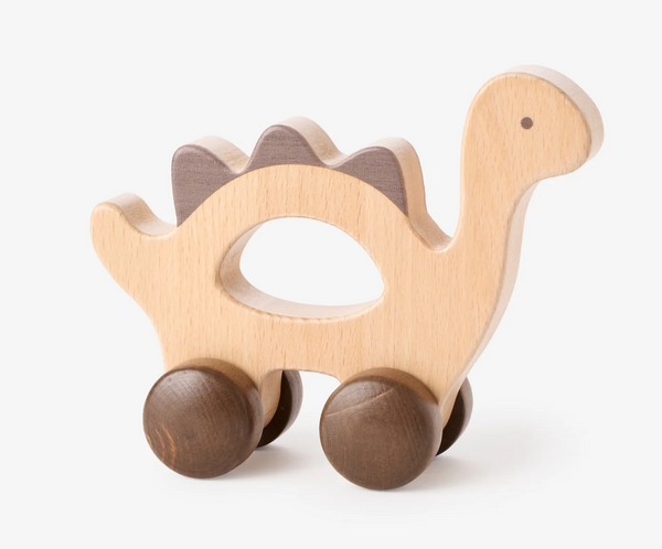 Wooden Push Toy Dinosaur