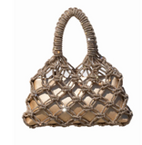 The Transformer Handbag | Champagne/Metallic Gold